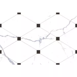 Настенная плитка Eurotile Statuario 9 SR 0305 40х27 см