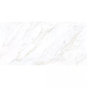 Керамогранит Infinity Ceramic Beatrix White Glossy Golden Line 120х60 см