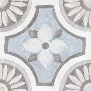 Керамогранит Cifre Adobe Monza Decor White Mate многоцветный 20x20 см