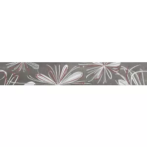 Бордюр Azori Sonnet grey flower 587901001 50,5*6,2 см