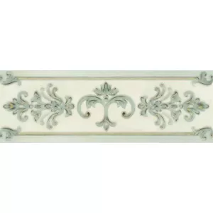 Бордюр Gracia Ceramica Visconti turguoise бирюзовый 02 8.5х25